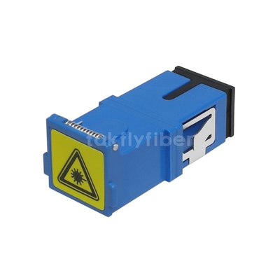Fensterladen-Art Adapter-blauer Farbfaser-Optiksimplexadapter Sc UPC