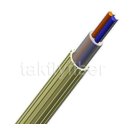 2 - 12 Nut-Entwurf Faser-niedrige Reibungs-Luft-geblasener Kabel Microduct G657A1 G657A2