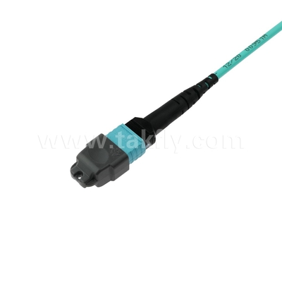 16 Kern SM MM MPO MTP Glasfaser Jumper Kabel für Rechenzentrum FTTX Anpassbar