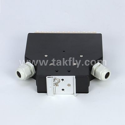 Terminalbox DIN Schienenmontierte Aluminium LC/Sc Sx/Dx Glasfaser für Telekommunikation FTTX