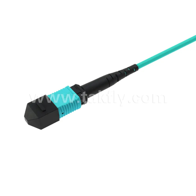 24 Kerne MTP Trunkkabel Glasfaser Jumper für Rechenzentrum FTTX PVC anpassbar