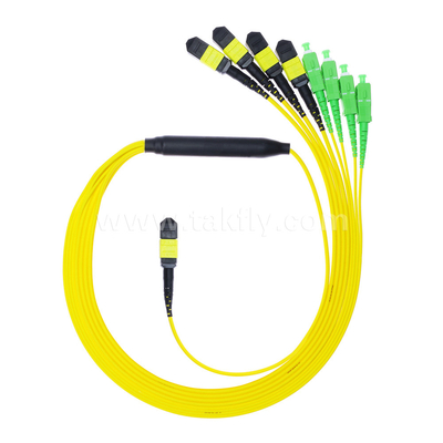 Optionales MTP-Stammkabel MPO/MTP SC/LC/FC/ST/MPO Glasfaserkabel für Rechenzentrum