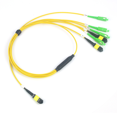 Optionales MTP-Stammkabel MPO/MTP SC/LC/FC/ST/MPO Glasfaserkabel für Rechenzentrum