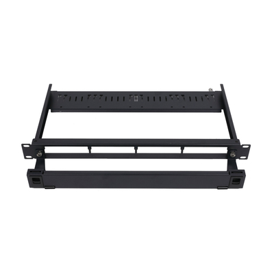 1U Rack Mount MPO-LC Kassettenadapter-Panel mit 96F Faserzahl Größe 430*338.5*43.6mm