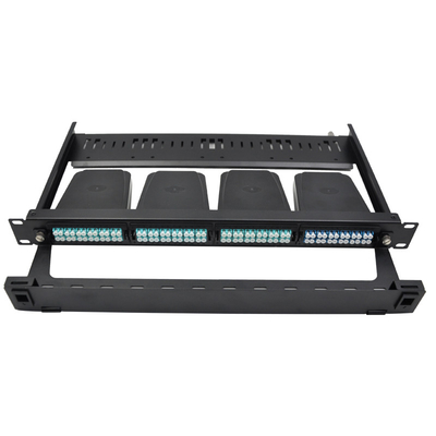 1U Rack Mount MPO-LC Kassettenadapter-Panel mit 96F Faserzahl Größe 430*338.5*43.6mm