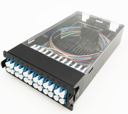 96F Kassetten-Adapter-Panel 1U Rack Mount MPO Patch-Panel für das Rechenzentrum Höhe 1U