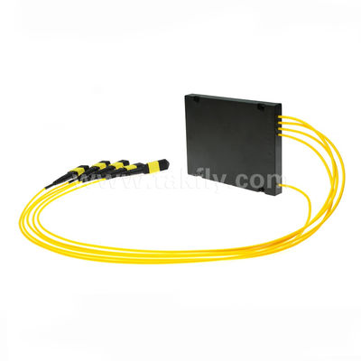 MPO/MTP Fanout Kabel PLC Splitter 1x4 SM/MM Glasfaser für Rechenzentrum FTTX