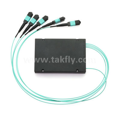 MPO/MTP Fanout Kabel PLC Splitter 1x4 SM/MM Glasfaser für Rechenzentrum FTTX