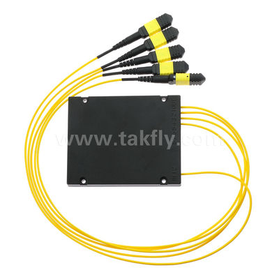 MPO/MTP Fanout Kabel PLC Splitter 1x4 SM/MM Glasfaser für Rechenzentrum FTTX