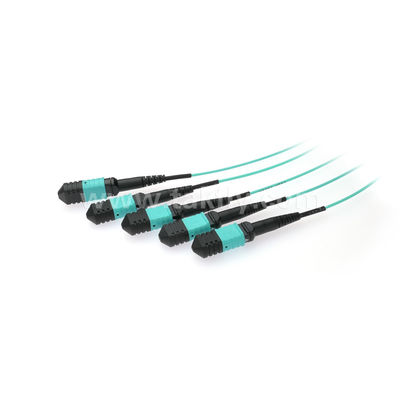 MPO/MTP Fanout Kabel PLC Splitter 1x4 SM/MM Glasfaser für Rechenzentrum FTTX