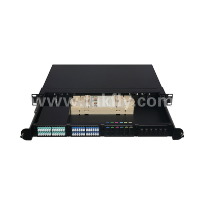 1U Rack Mount 24F MPO-LC MTP Patch Panel hohe Dichte 96F für das Rechenzentrum