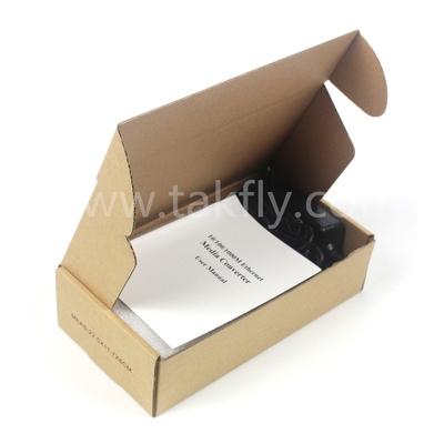 10G unmanaged Fiber Media Converter mit Voll-/Halb-Duplex- und ST/SC-Verbindung