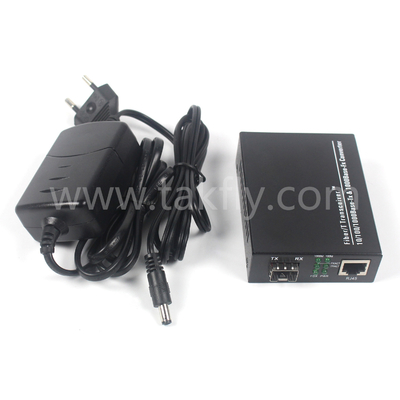 10G unmanaged Fiber Media Converter mit Voll-/Halb-Duplex- und ST/SC-Verbindung