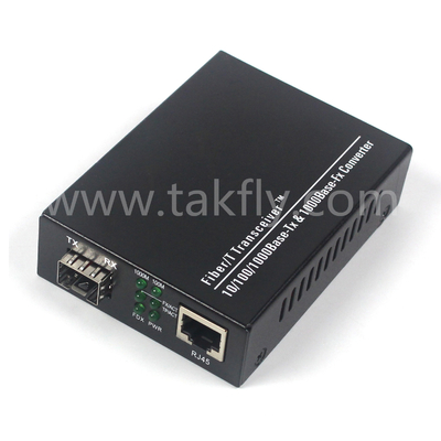 10G unmanaged Fiber Media Converter mit Voll-/Halb-Duplex- und ST/SC-Verbindung