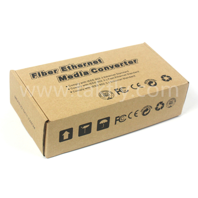 10G unmanaged Fiber Media Converter mit Voll-/Halb-Duplex- und ST/SC-Verbindung