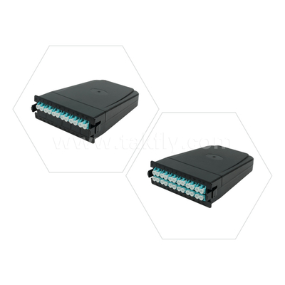 Anpassungsfähige Glasfaser MPO-Kassette MTP-Patch-Panel Schiebetyp für Rechenzentrum FTTX