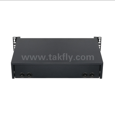 Anpassungsfähige Glasfaser MPO-Kassette MTP-Patch-Panel Schiebetyp für Rechenzentrum FTTX