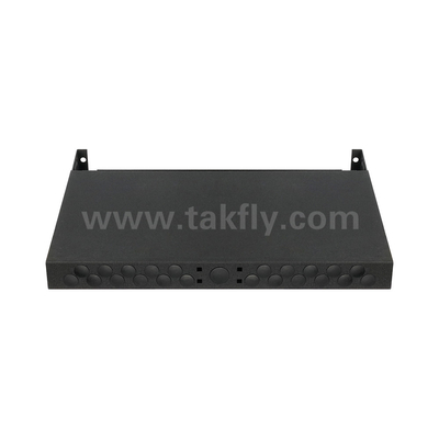 Black Fiber Optic MPO Cassette MTP Patch Panel Management für das Rechenzentrum FTTX