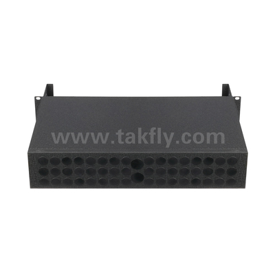 Black Fiber Optic MPO Cassette MTP Patch Panel Management für das Rechenzentrum FTTX
