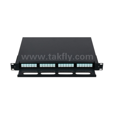 Anpassungsfähige Glasfaser MPO-Kassette MTP-Patch-Panel Schiebetyp für Rechenzentrum FTTX