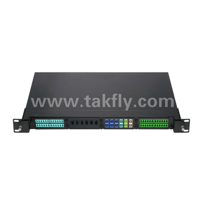 Glasfaser MPO-Kassette MTP Patch Panel Aluminiumlegierung Schiebe-Typ-Management für Rechenzentrum FTTX
