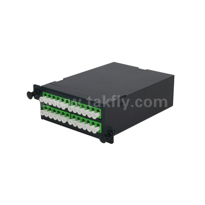 Glasfaser MPO-Kassette MTP Patch Panel Aluminiumlegierung Schiebe-Typ-Management für Rechenzentrum FTTX