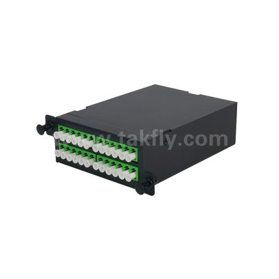 MPO/MTP Patch Panel Management Kassette Aluminiumlegierung Gleitfaser-Optik für Rechenzentren FTTX-Kabel