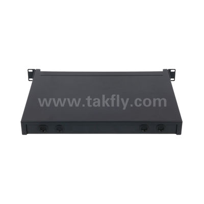 MPO/MTP Patch Panel Management Kassette Aluminiumlegierung Gleitfaser-Optik für Rechenzentren FTTX-Kabel