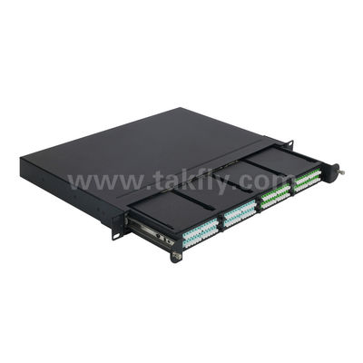 MPO/MTP Patch Panel Management Kassette Aluminiumlegierung Gleitfaser-Optik für Rechenzentren FTTX-Kabel