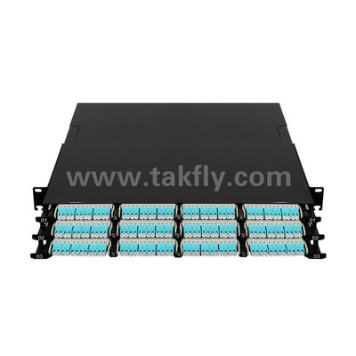 MPO Patch Panel MTP Kassette 144 Kerne Super-hohe Dichte Glasfaser für Rechenzentrum FTTX
