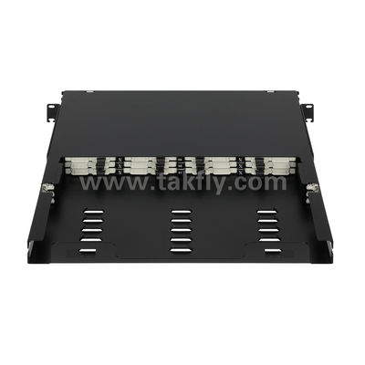 MPO Patch Panel MTP Kassette 144 Kerne Super-hohe Dichte Glasfaser für Rechenzentrum FTTX