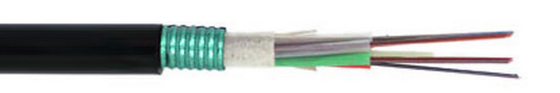 GYFTS 2-144F Optisches Außenkabel mit Wasserblockband und Außenhülle aus MDPE