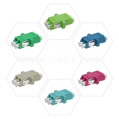 LC Adapter Kabelkoppler APC/UPC SM/MM Simplex/Duplex/Quad/6 Wege/8 Wege Glasfaser für Rechenzentrum FTTH