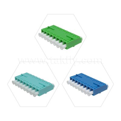 LC Adapter Kabelkoppler APC/UPC SM/MM Simplex/Duplex/Quad/6 Wege/8 Wege Glasfaser für Rechenzentrum FTTH