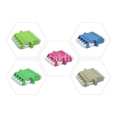 LC Adapter Kabelkoppler APC/UPC SM/MM Simplex/Duplex/Quad/6 Wege/8 Wege Glasfaser für Rechenzentrum FTTH
