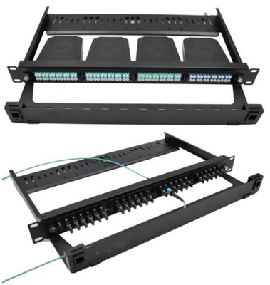 1U MPO MTP Glasfaser Patch Panel 24 Port für das Rechenzentrum