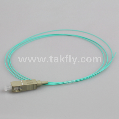 SC UPC 0,9mm SX OM3 Glasfaser-Pigtail 1,5M mit hohem Rücklaufverlust UPC SM≥50dB und niedrigem Interventionsverlust ≤0,3dB