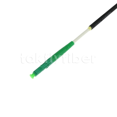 Telekommunikationsgrad CPR Dca Zertifiziert 4,5 mm Doppelschutz Fiberoptic Patchcord SM G657AB3 LSZH Schwarze Jacke SCAPC bis LCAPC