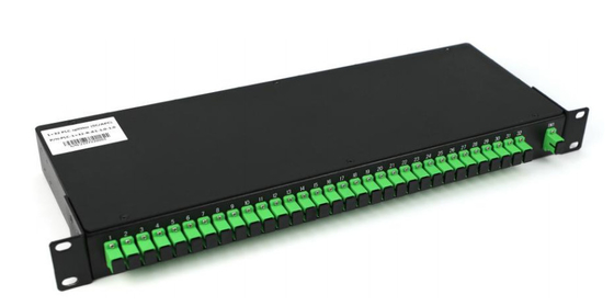 1260-1560nm SM PLC 1×N und 2×N Splitter Rack Mount Glasfaser PLC Splitter