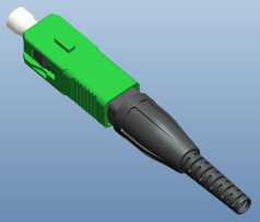 SC UPC/APC-Typ Schnellfaseroptikverbindung Mechanisch eingebettete Technik mit 125μm 652 657 Faserdurchmesser
