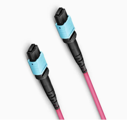 Optische Faser FTTH Patch Cord Trunk Kabel PVC Material Panel MPO Faser Kabel