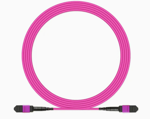 Flexible MPO/MTP 12-Faser-Faser-Optik-Patch-Schnur -20C-70C für verschiedene Umgebungen