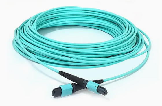 8/12/24core 2m-50m Hochdichte PVC/LSZH UL Zertifizierung Weiblich/Männlich MPO-MPO Sm Om3 Om4 Om5 Stammkabel Patch Cord Fiber Optic Jumper