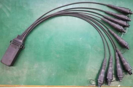 1x4 1x8 Mini FiberHub CLOSURE ITU-T G.657A2 4,8mm Kabel-Fiberoptik Plc Splitter