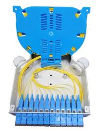 DIN-Schienenbau-Faseroptik-Terminalbox mit langlebigem ABS-Material