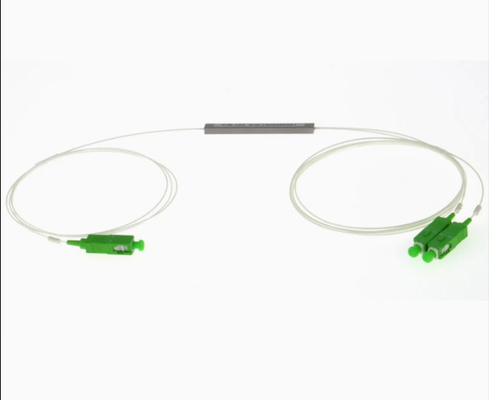 1X2 900um Mini Stahlrohr Glasfaser PLC Splitter Modul hohe Zuverlässigkeit und Stabilität