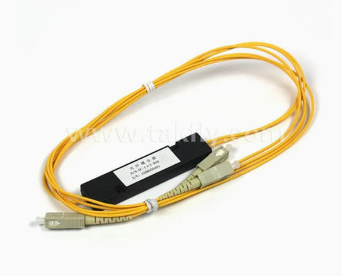 1X2 900um Mini Stahlrohr Glasfaser PLC Splitter Modul hohe Zuverlässigkeit und Stabilität