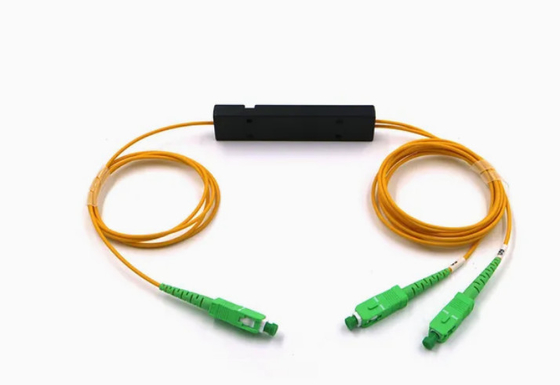 1x2 Einzelmodus ABS SC PLC Splitter Glasfaser Sc APC 1 bis 2 PLC Splitter