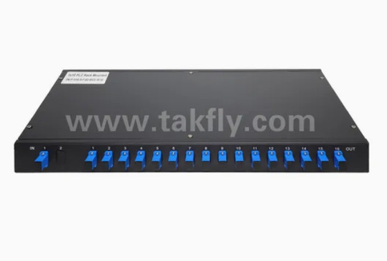 Gpon Epon 32 Port Rack Mount Glasfaser Splitter Sc/APC Stecker Hohe Zuverlässigkeit und Stabilität