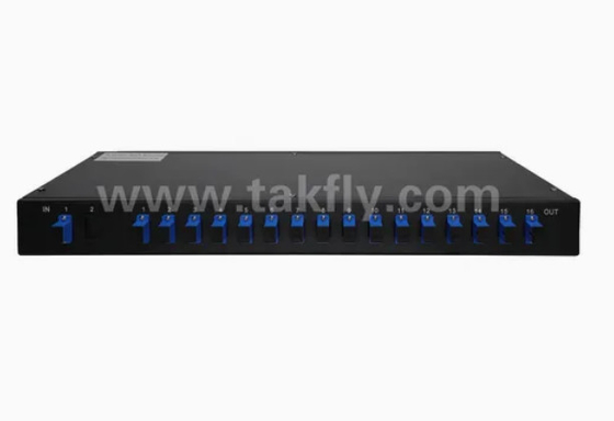 Gpon Epon 32 Port Rack Mount Glasfaser Splitter Sc/APC Stecker Hohe Zuverlässigkeit und Stabilität